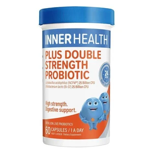 (PRE ORDER) Inner Health Plus Double Strength Probiotic 60 Capsules shelf life 2yrs